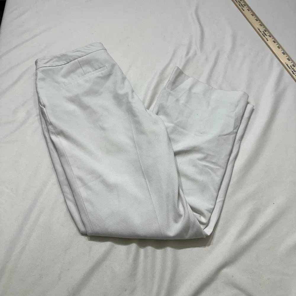 Calvin Klein Womens Ivory Dress Pants Lined‎ Career Suit Trousers